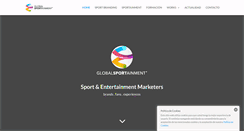 Desktop Screenshot of globalsportainment.com